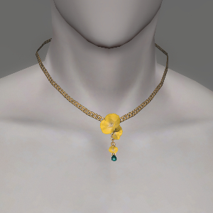 File:Yellow Sweet Pea Necklace.jpeg