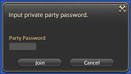 Input private party password.png