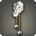 White carnation earring icon1.png