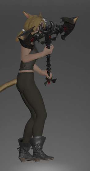 File:Nightsteel Battleaxe drawn.png