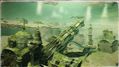 Painting from the sightseeing log