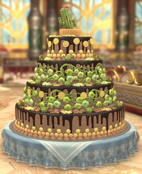 File:Cactuar Chocolate Cake.jpeg