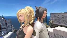 Gyr Abanian Plait Hairstyle - Final Fantasy XIV A Realm 