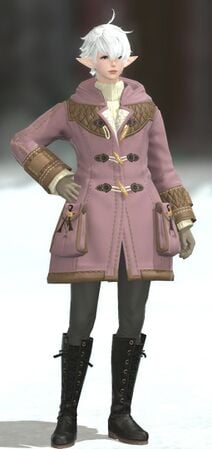 Outfit for cold weather in Endwalker