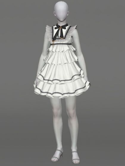 Quaintrelle's Ruffled Dress - Final Fantasy XIV Online Wiki - FFXIV ...