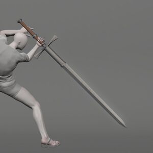 Flame Private's Zweihander