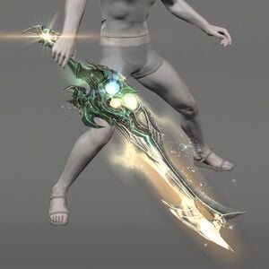 Smaragdine Bastard Sword