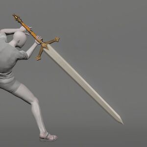 Aetherial Cobalt Claymore