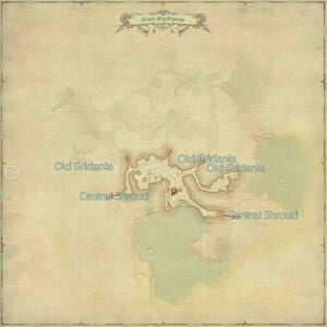 Location within New Gridania