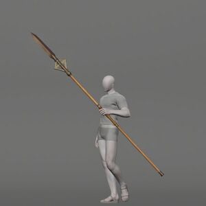 Flame Private's Spear