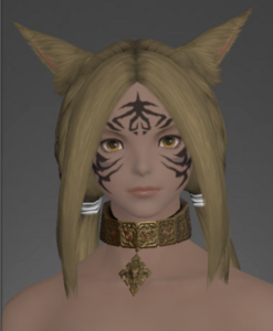 Gold Lone Wolf Choker front.png