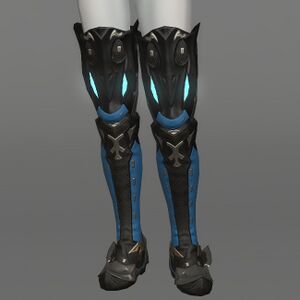 Augmented Ironworks Leg Guards of Aiming