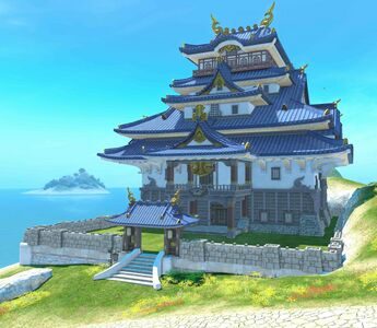 Large Shirogane Castle Walls