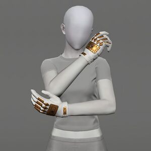 Bygone Brass Gloves of Maiming