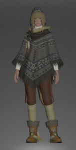 Ramie Poncho Glamour Set