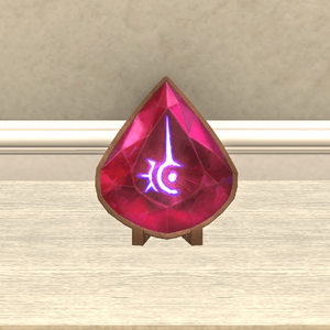 Red Mage Display Crystal