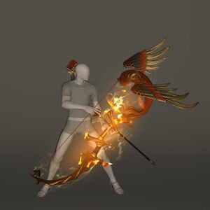 Suzaku's Flame-kissed Greatbow