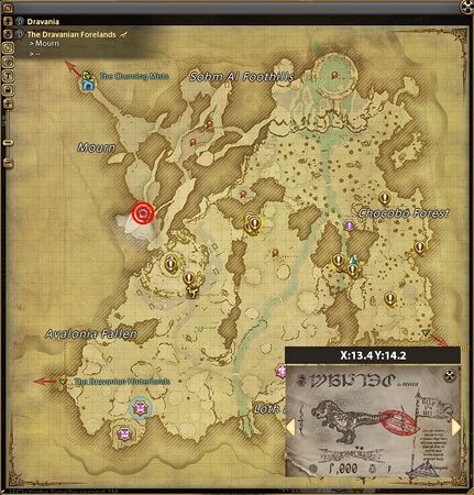 Vinegaroon spot on the map - (X:13.4, Y:14.2)