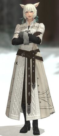 Outfit for cold weather in Endwalker
