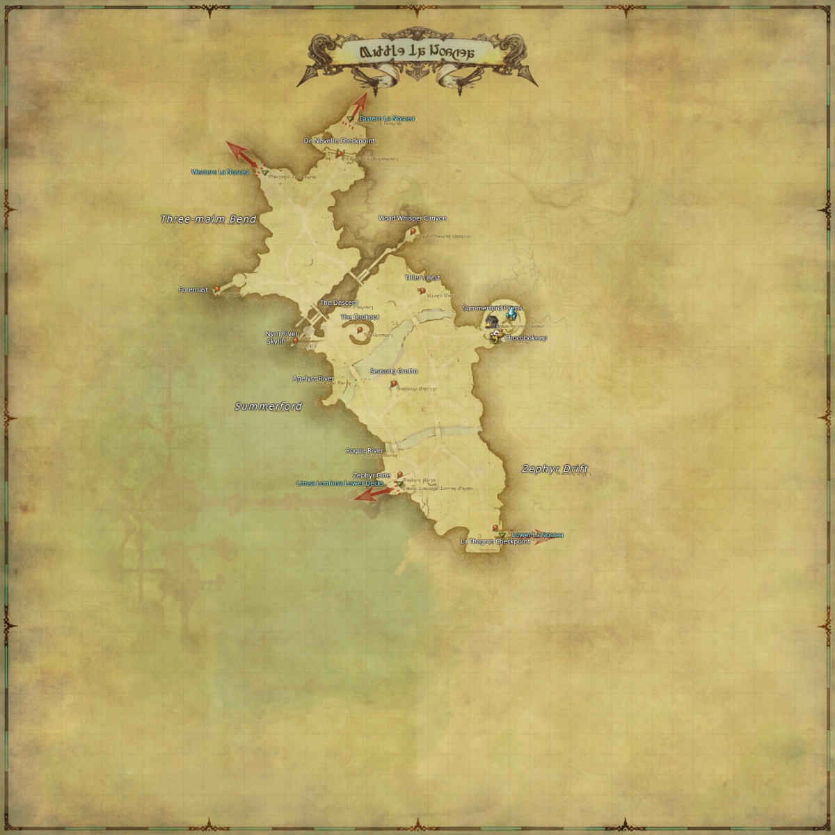 Filemiddle La Noscea Map Final Fantasy Xiv A Realm Reborn Wiki