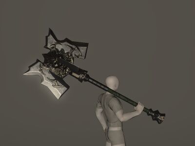 High Steel Headsman's Axe