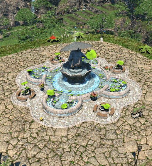 Water Otter Fountain Ffxiv
