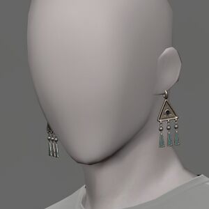Black Star Earrings of Crafting