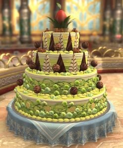 Chocolate Egg Pistachio Cake