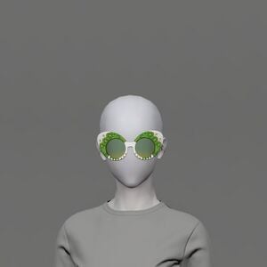 Painted Eggy Eyeglasses