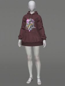 Oversized Succubus Hooded Tunic