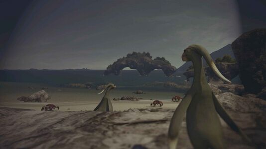 Bloodshore seen during the game credits