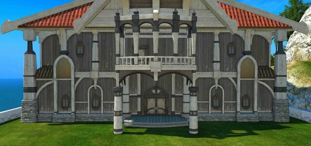 Riviera Mansion Wall (Wood)