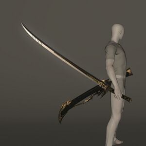 Augmented Nightsteel Katana