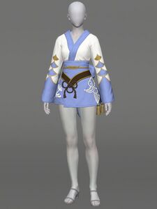 Lady's Yukata (Blue)