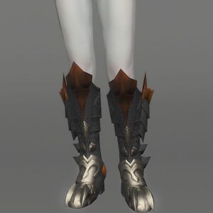 Tortoiseshell Scale Greaves