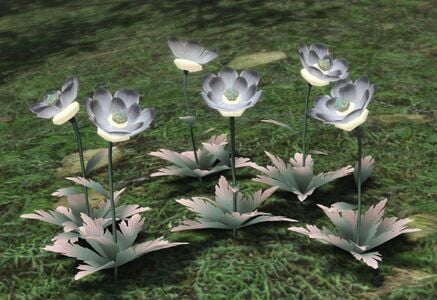 The Elpis Flower in Ashen Grey, found in Labyrinthos