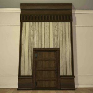 Minimalist Glade Partition Door