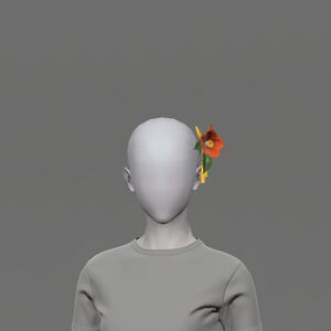 Orange Tea Flower Corsage