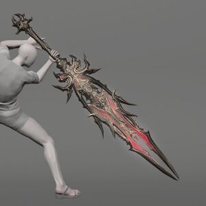 Titanium Gold Greatsword