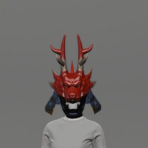 Crimson Dragon Kabuto