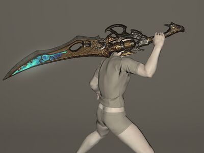 Augmented Lunar Envoy's Gunblade