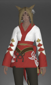 Lady's Yukata (Red) front.png