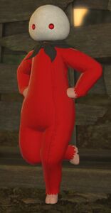 Curious Costume with a Tonberry hat
