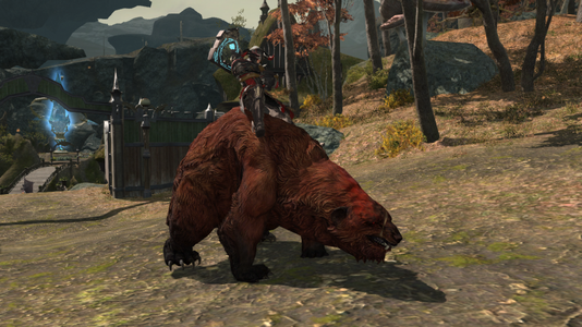 ffxiv war bear mount