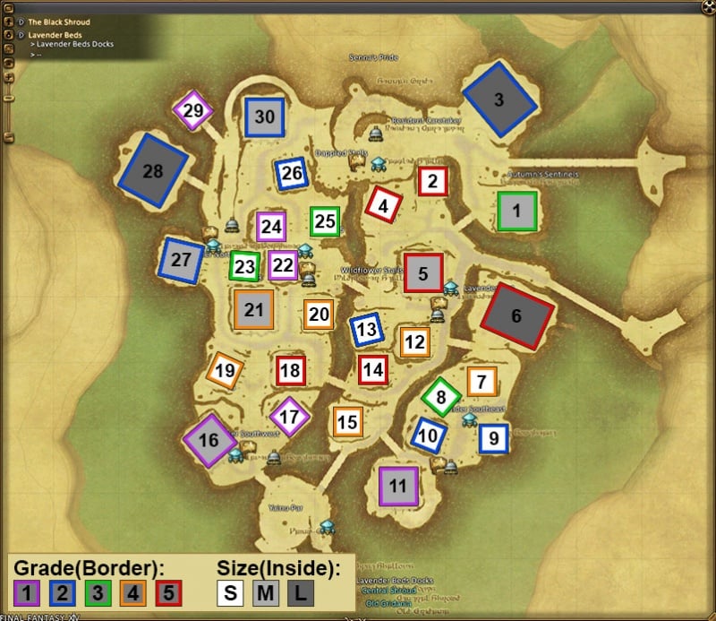 The Lavender Beds Final Fantasy XIV Online Wiki FFXIV / FF14 Online