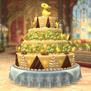 Chocobo Lemon Cake