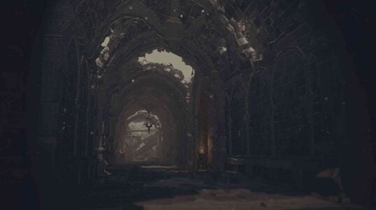 The Stone Vigil seen during the game credits