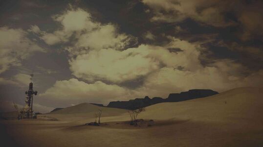 Sagolii Desert seen during the game credits