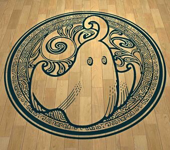 Traumerei Floor Stencil