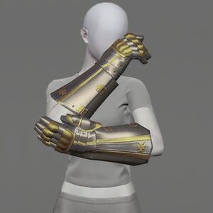 Aetherial Heavy Steel Gauntlets